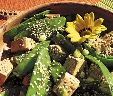 Tofu med sockerärter