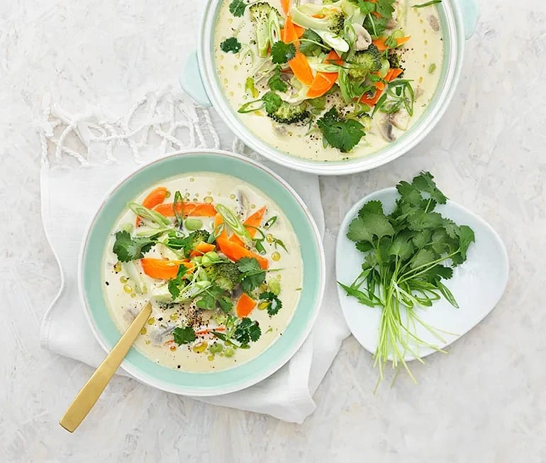 Tom kha phak - soppa