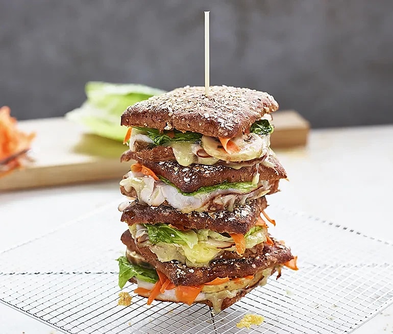 Turning Torso – grillmacka med kalkon, morot och champinjoner