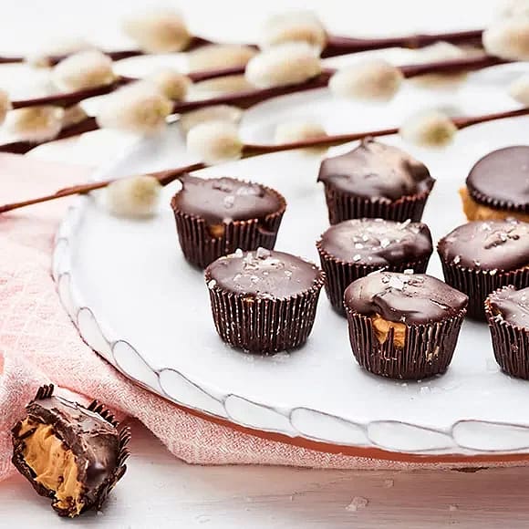 Veganska peanut butter cups