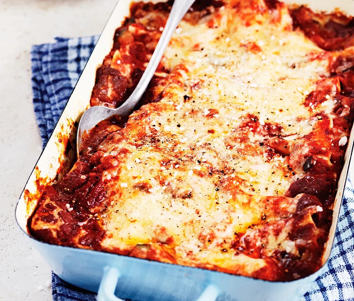 Vegolasagne med ricottaost