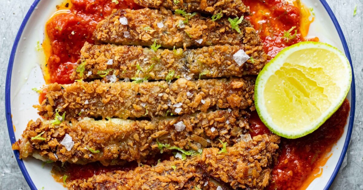 Rökt aubergine Milanese
