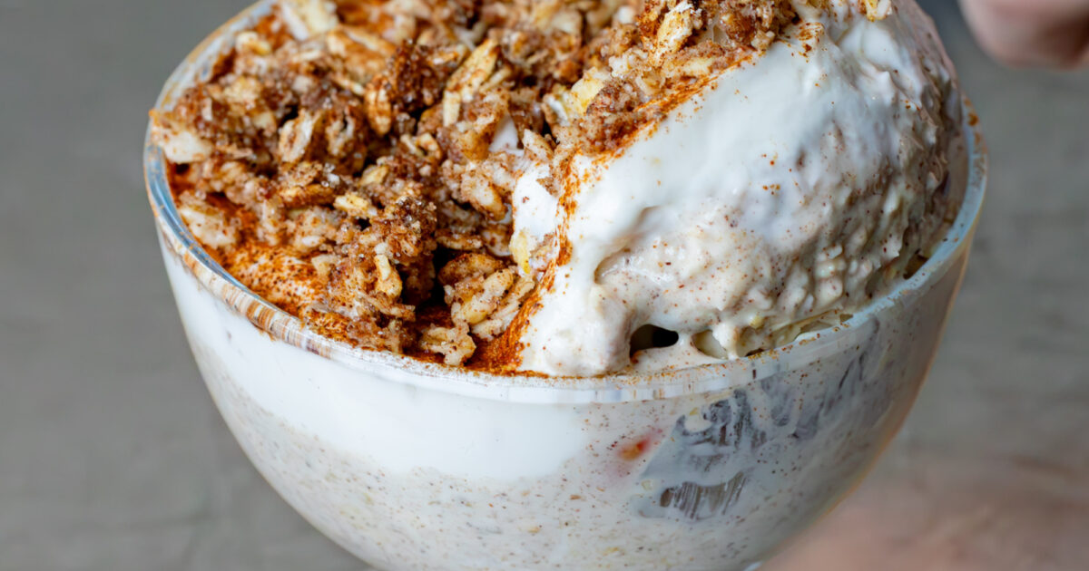 Apple Crumble Overnight Oats