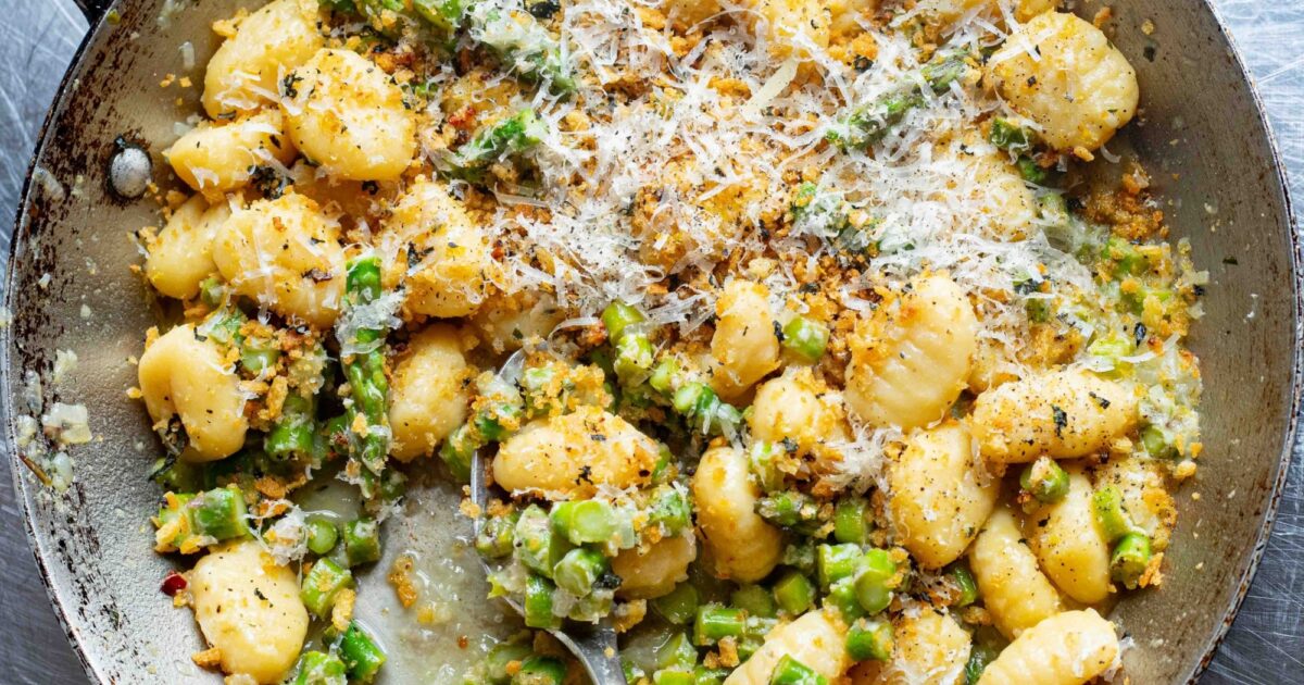 Sparris och Citrongnocchi