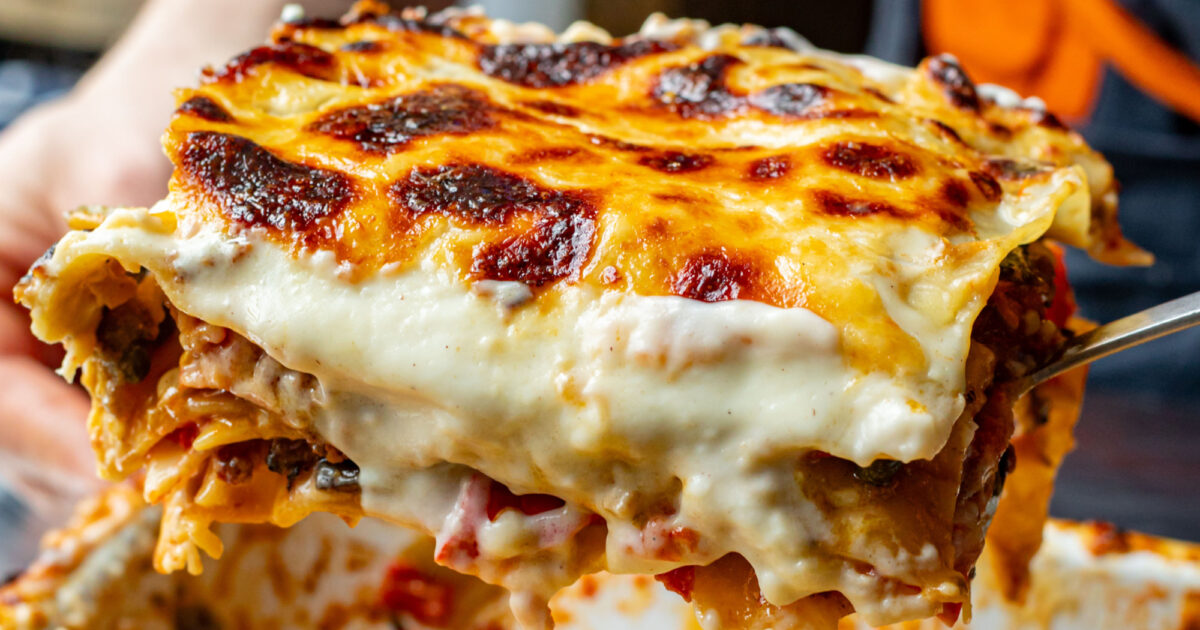Lasagne med caponata